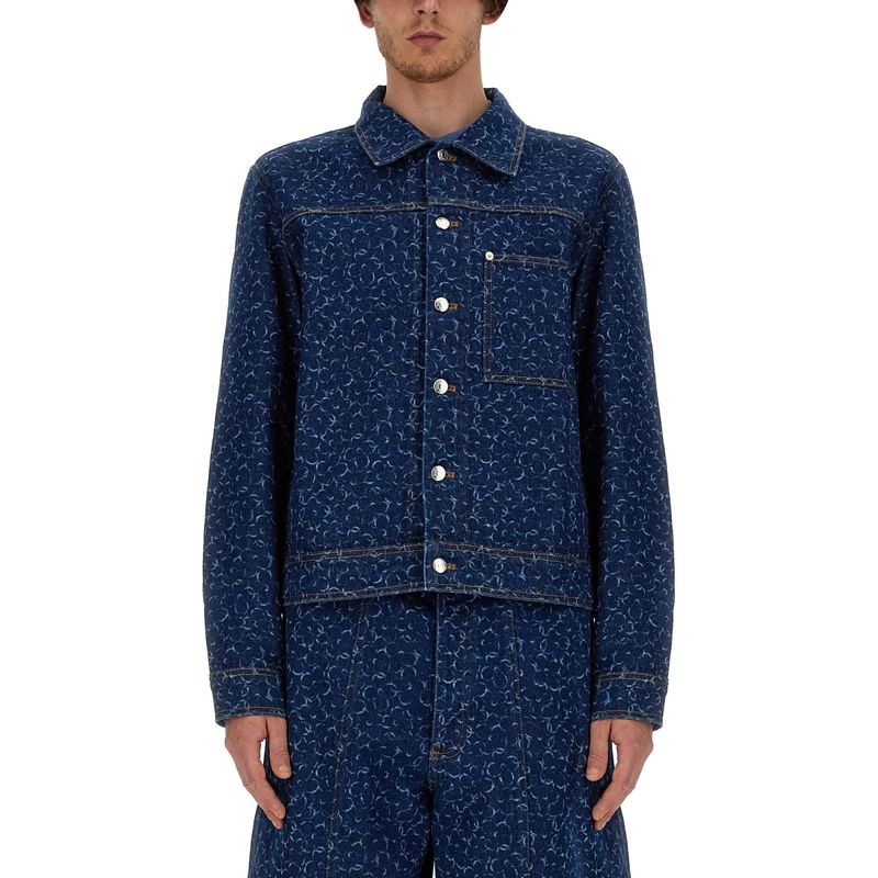 Maison Kitsun Men Denim Jacket